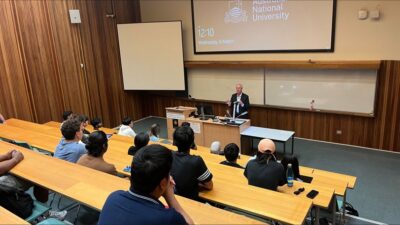 David Whittle, President, Actuaries Institute, 2024 Australian National University visit