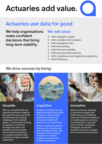 Actuaries Add Value - Associate Initiative